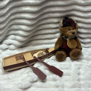 Vintage Edmund T. Bear Boyd’s Bear and Boat with Oar